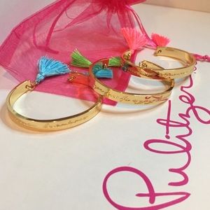 NWT Lilly Pulitzer Tassel Bangle bracelet